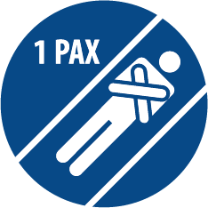 max 1 pax